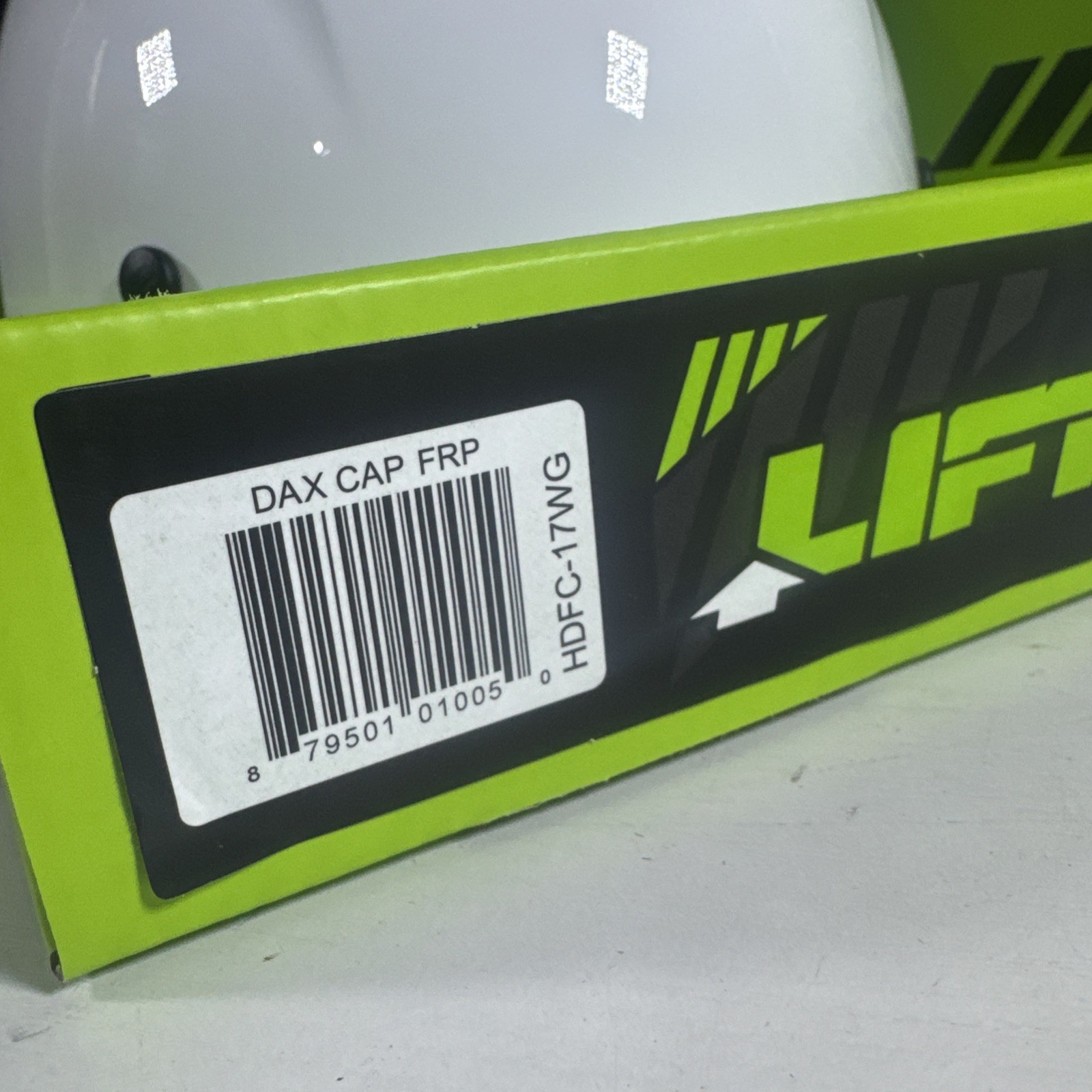 Lift Safety HDFC-17WG Dax Hard Hat Cap Style White w/ Ratchet Suspension
