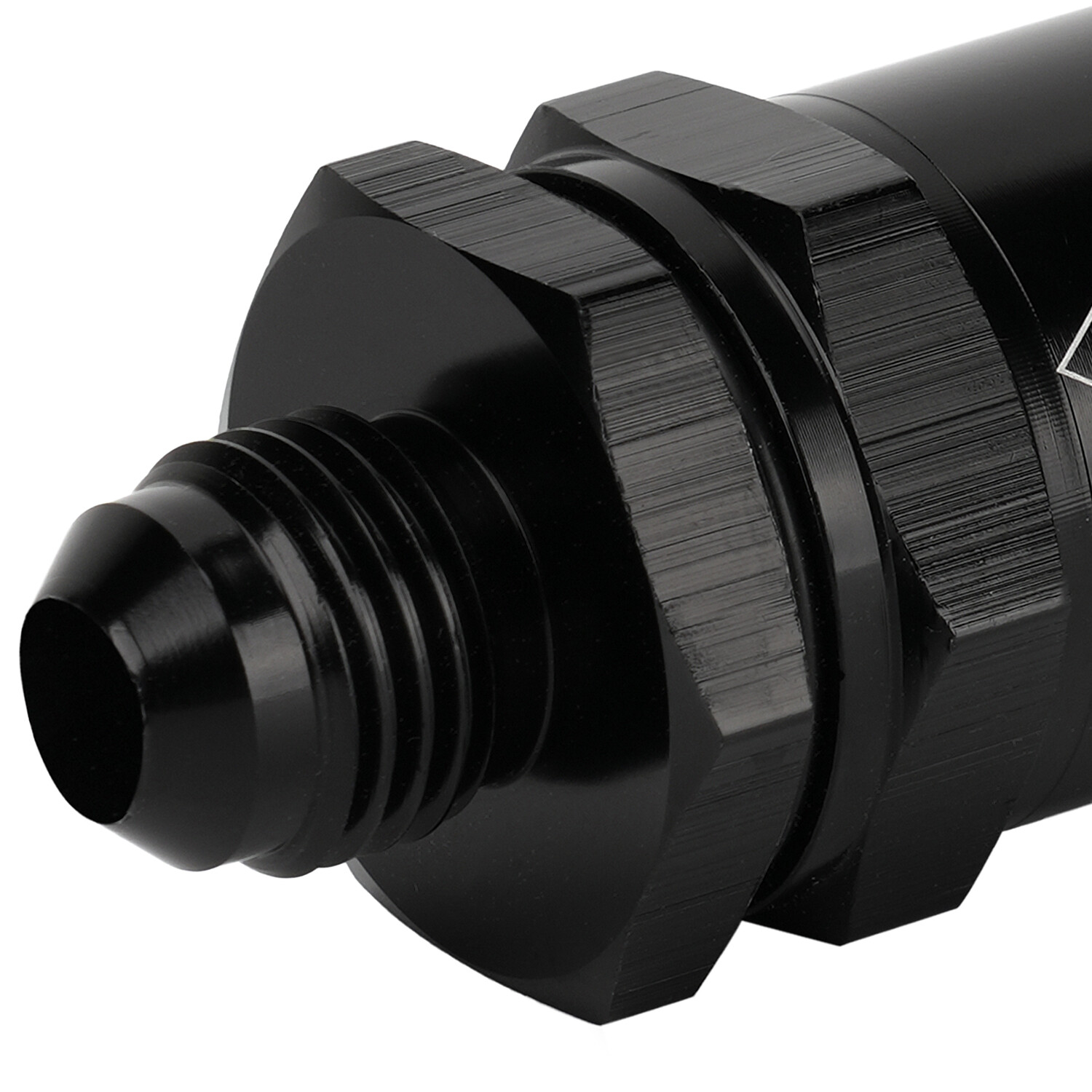 6AN Non Return One Way Inline Check Valve Fitting Aluminum-Black