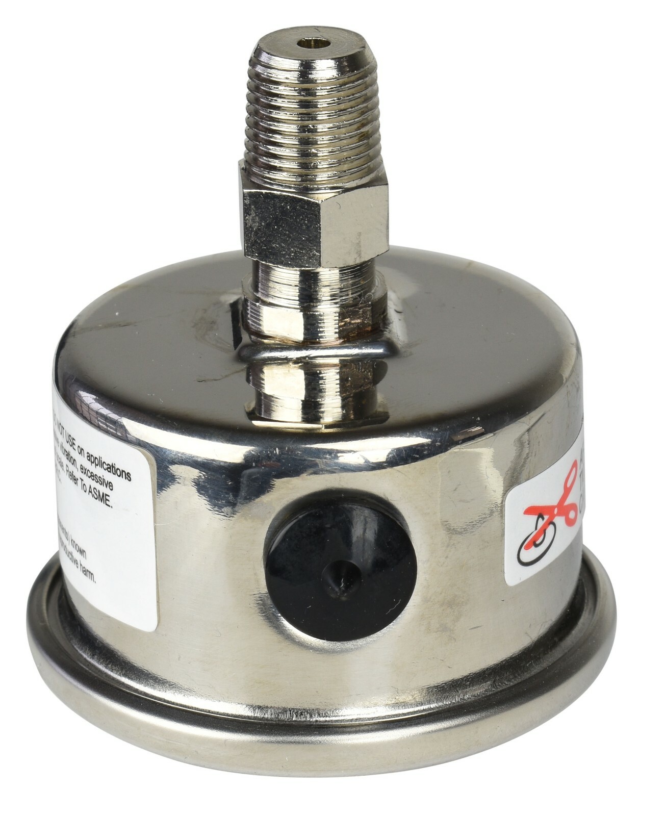 CARBO Gauge 0-15 psi Fuel Pressure Oil Pressure 1.5″ Liquid Filled, Black Dial