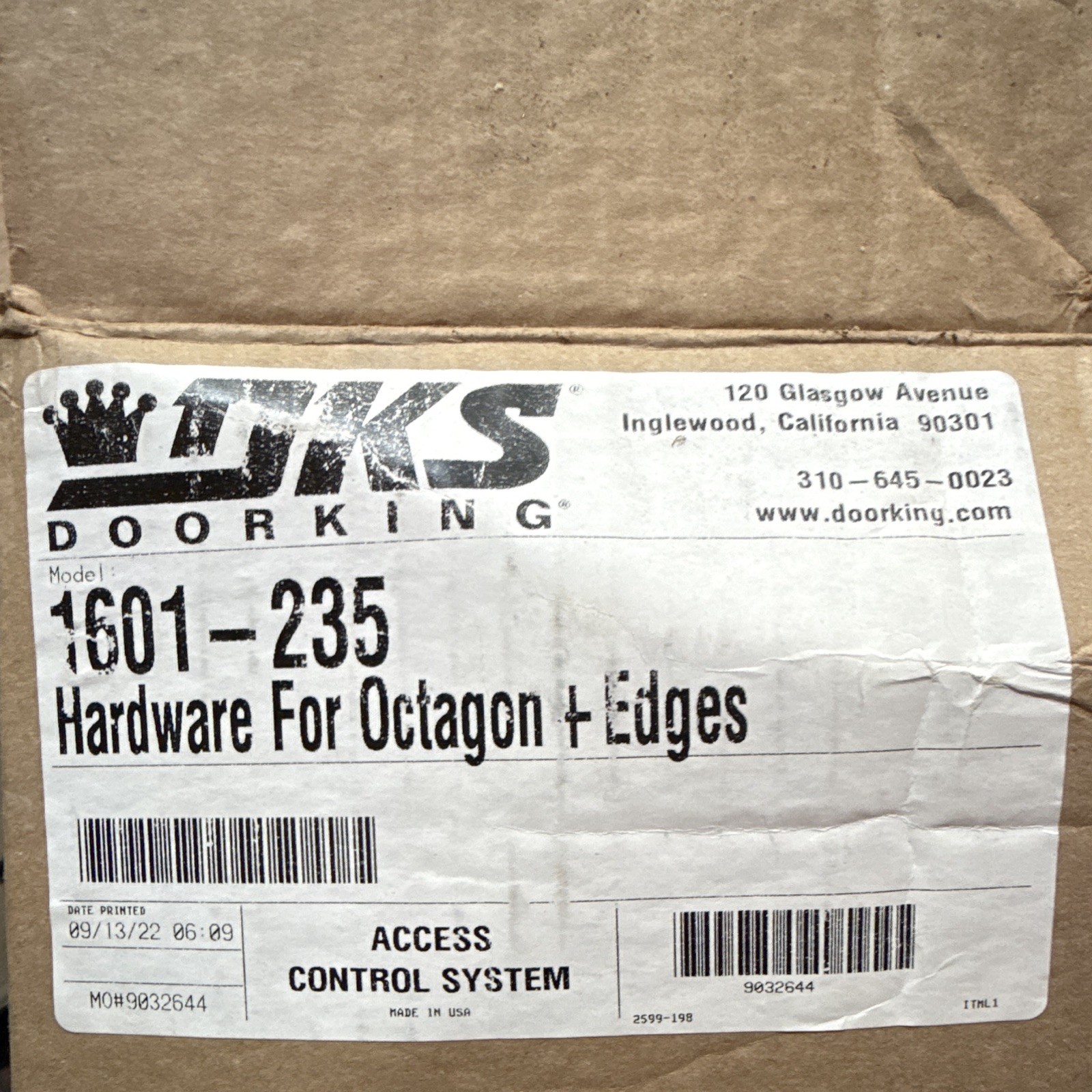 DoorKing 1601-235 Access Control System Hardware for Octagon and Edges