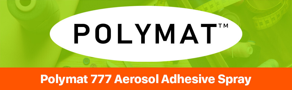 777 Polymat FAST TACK FOAM FABRIC BOX CARPET UPHOLSTERY SPRAY GLUE ADHESIVE