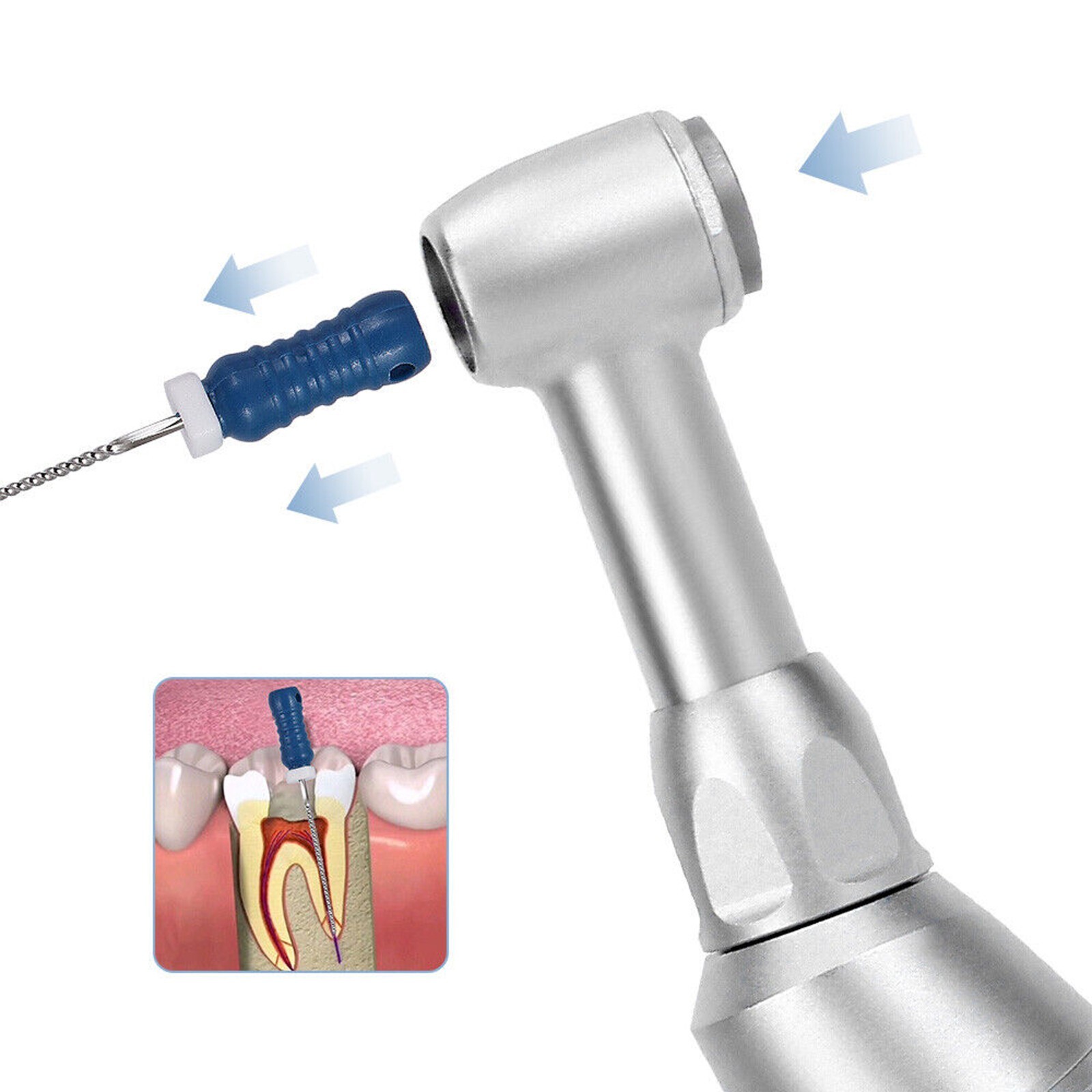 COXO Dental Endo Reciprocating Handpiece 10:1 Contra Angle Endodontic 90° M4 NSK