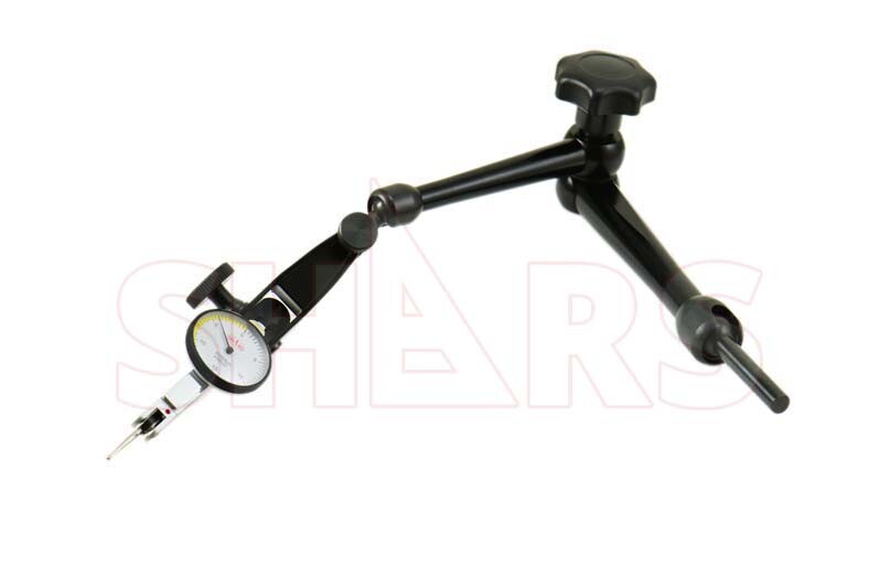 .030 Dial Test Indicator W/11″ Length Holder Arm W/Speed Set Fine Adjustment #]