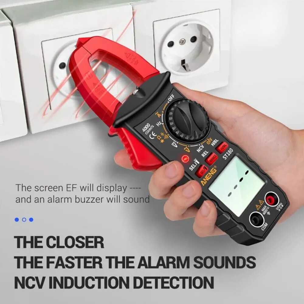 Digital Clamp Multimeter Tester AC DC Voltage RMS Amp Meter Auto Range Handheld