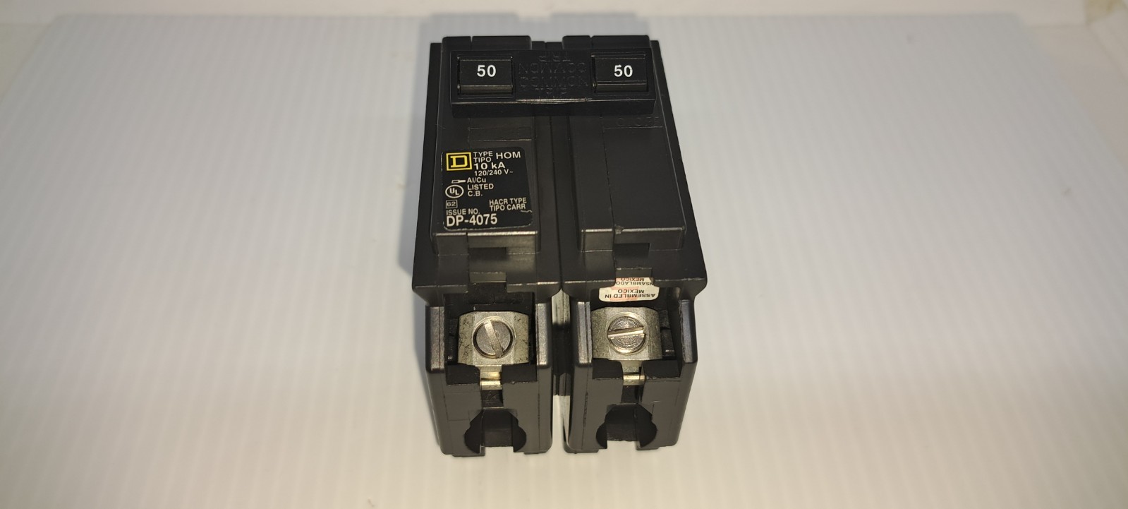 Square D HOM250 50 Amp 2 Pole 120/240V Type HOM Circuit Breaker