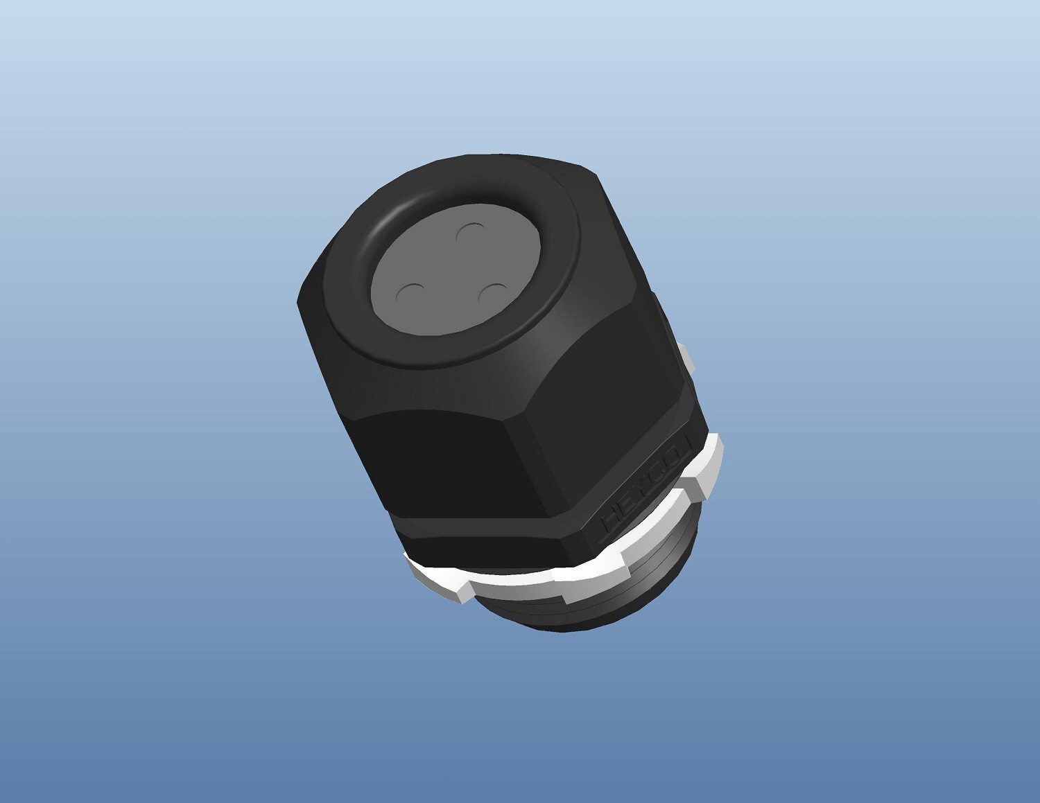 SolaDeck 3/4 Inch Heyco Fitting 3-Hole 7.7mm, Part No. 0150.75377S