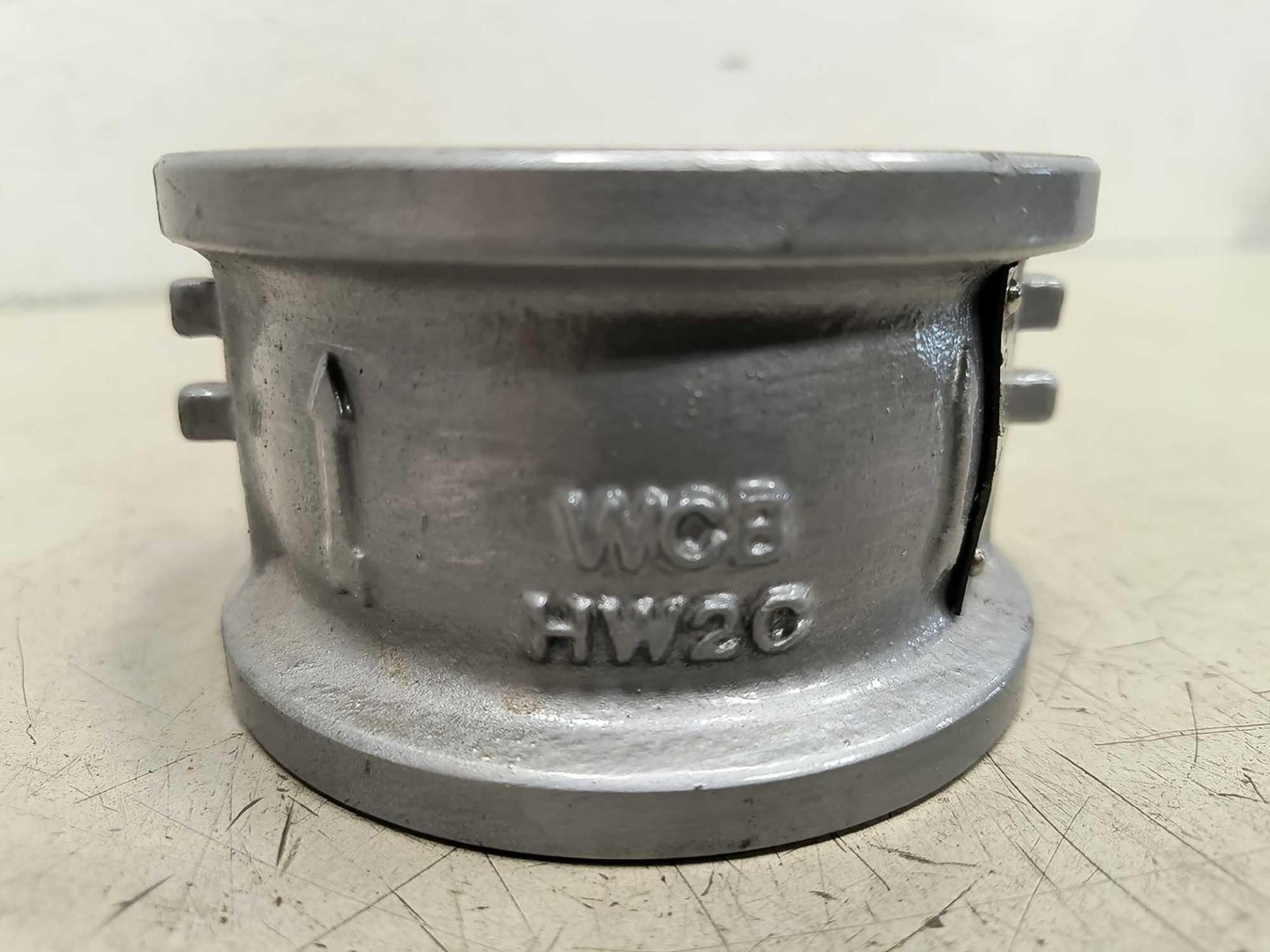 U.S. Valve 2″ 316 SS Wafer Check Valve, 31-1-4SPV16, Viton, 286 PSI, Class 150