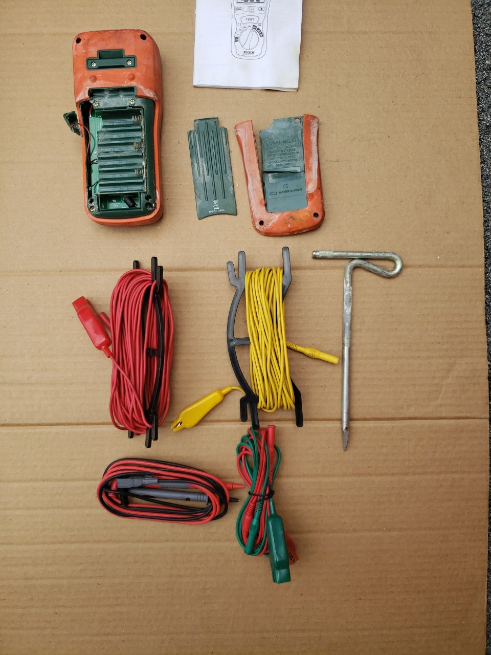 Extech Instruments 382252 Earth Ground Resistance Tester Kit Not Working