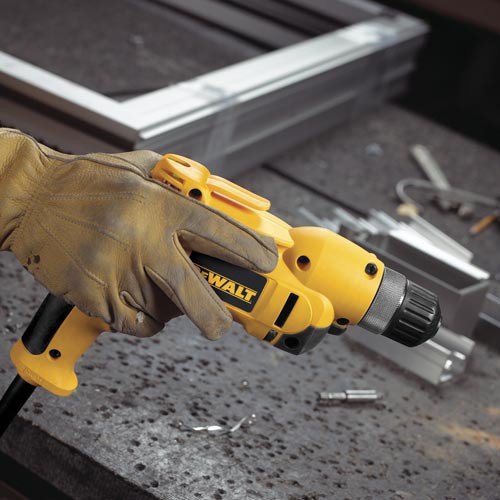 DEWALT 3/8 in. 7 Amp VSR Pistol Grip Drill Kit DWD110KR Certified Refurbished