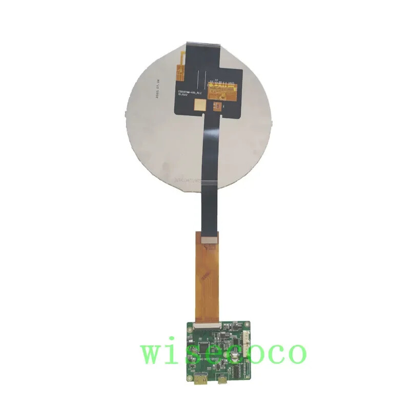 5 Inch 1080*1080 IPS LCD Display Screen Round Panel HDMI Drive Controller Board