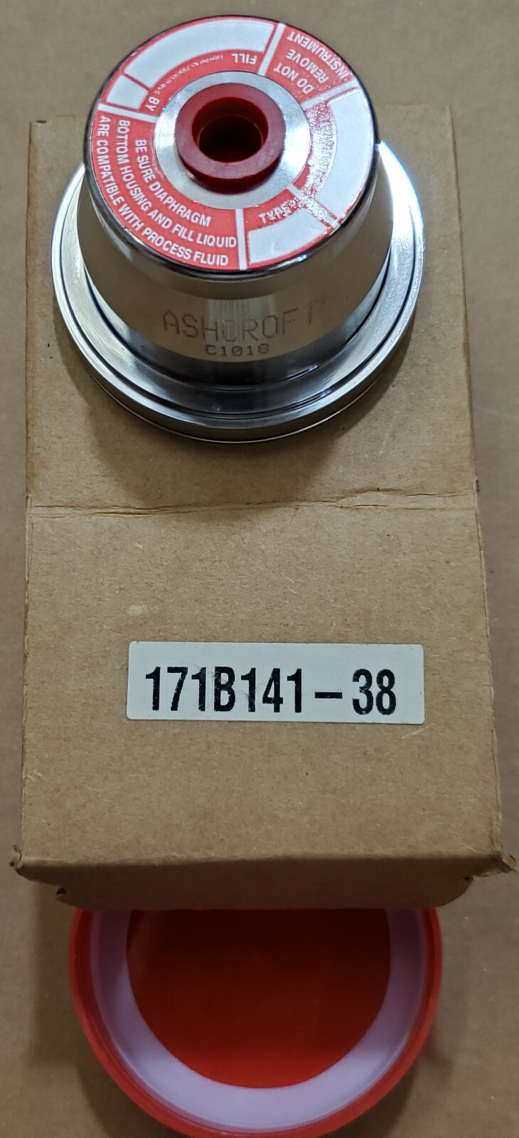 Ashcroft Top Housing 101A150-03 Diaphragm Seal 1/2 BONDED 200 VIT TOP NI/CS C121