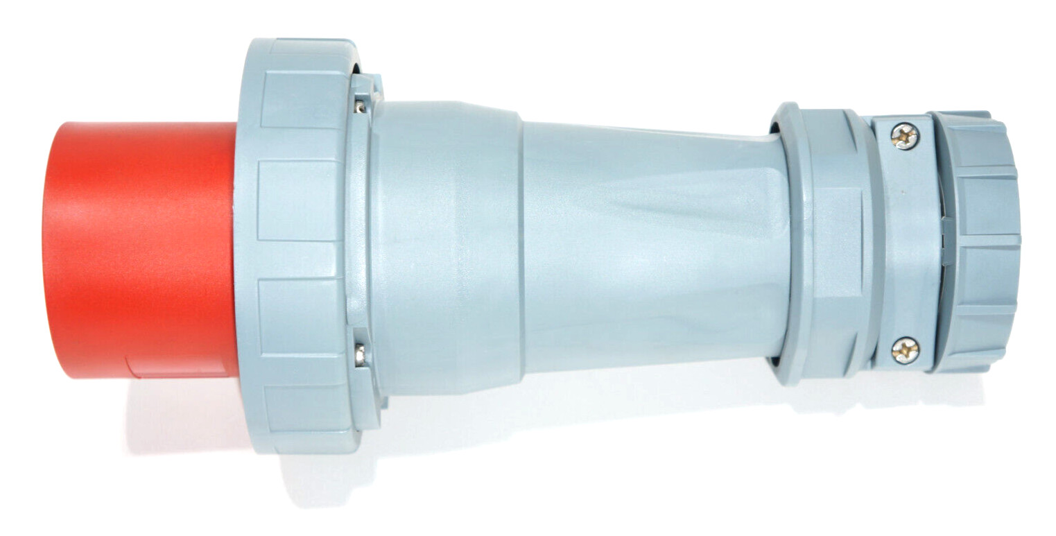 100 AMP Pin and Sleeve 4 Pole 5 Wire Male Cord End Plug 100A 4P 5W Connector