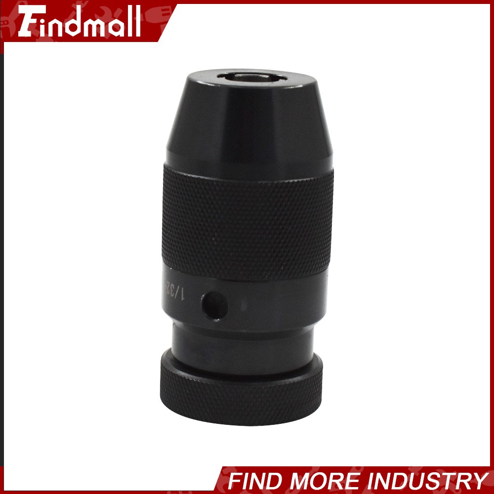 Findmall Keyless Drill Chuck With Taper Mounted 1/32″-1/2″ Jt6