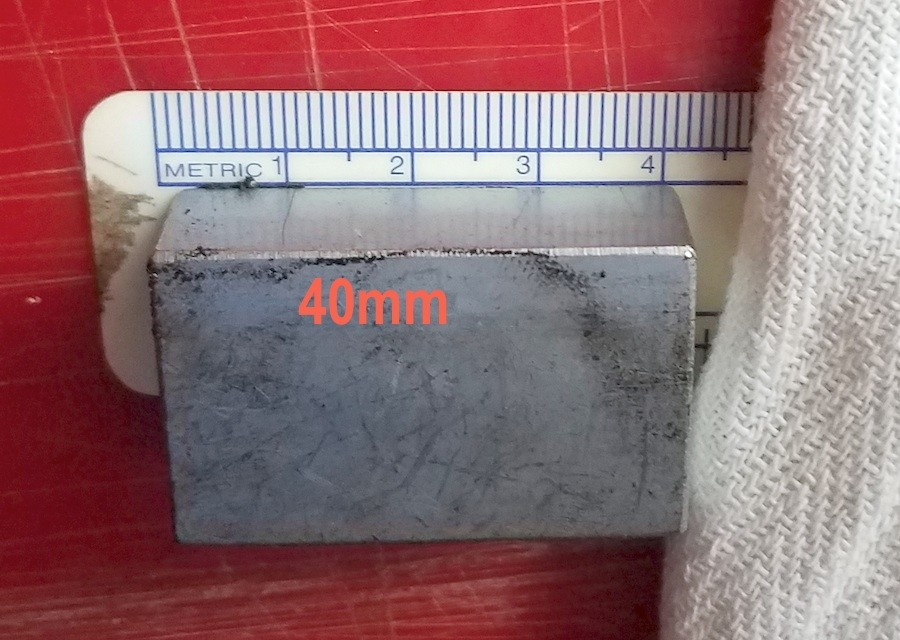 125 block Neodymium N52 Magnets rare earth 25mm x 40mm x 14mm in assembles
