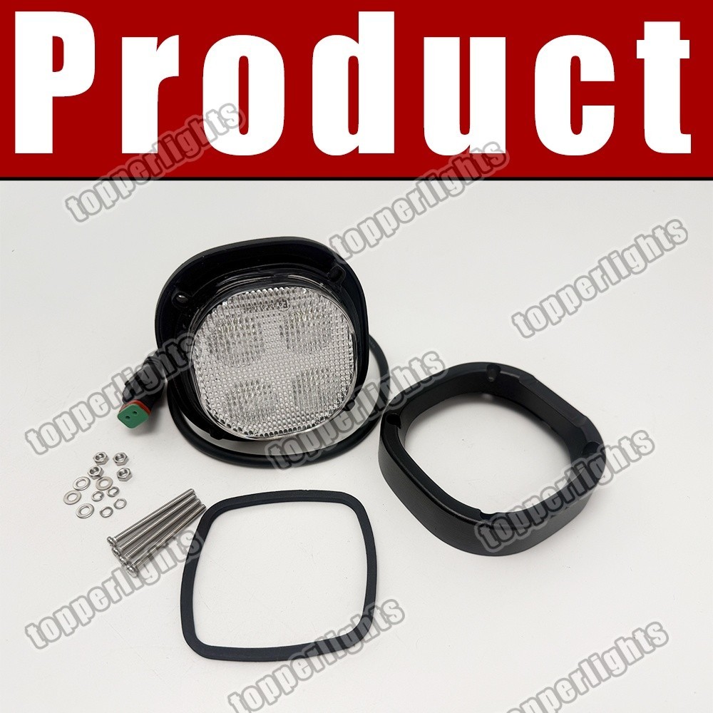 4X LED Headlight For AT352538 John Deere 333G 323D 333D 333E 332G 320G 324G 331G
