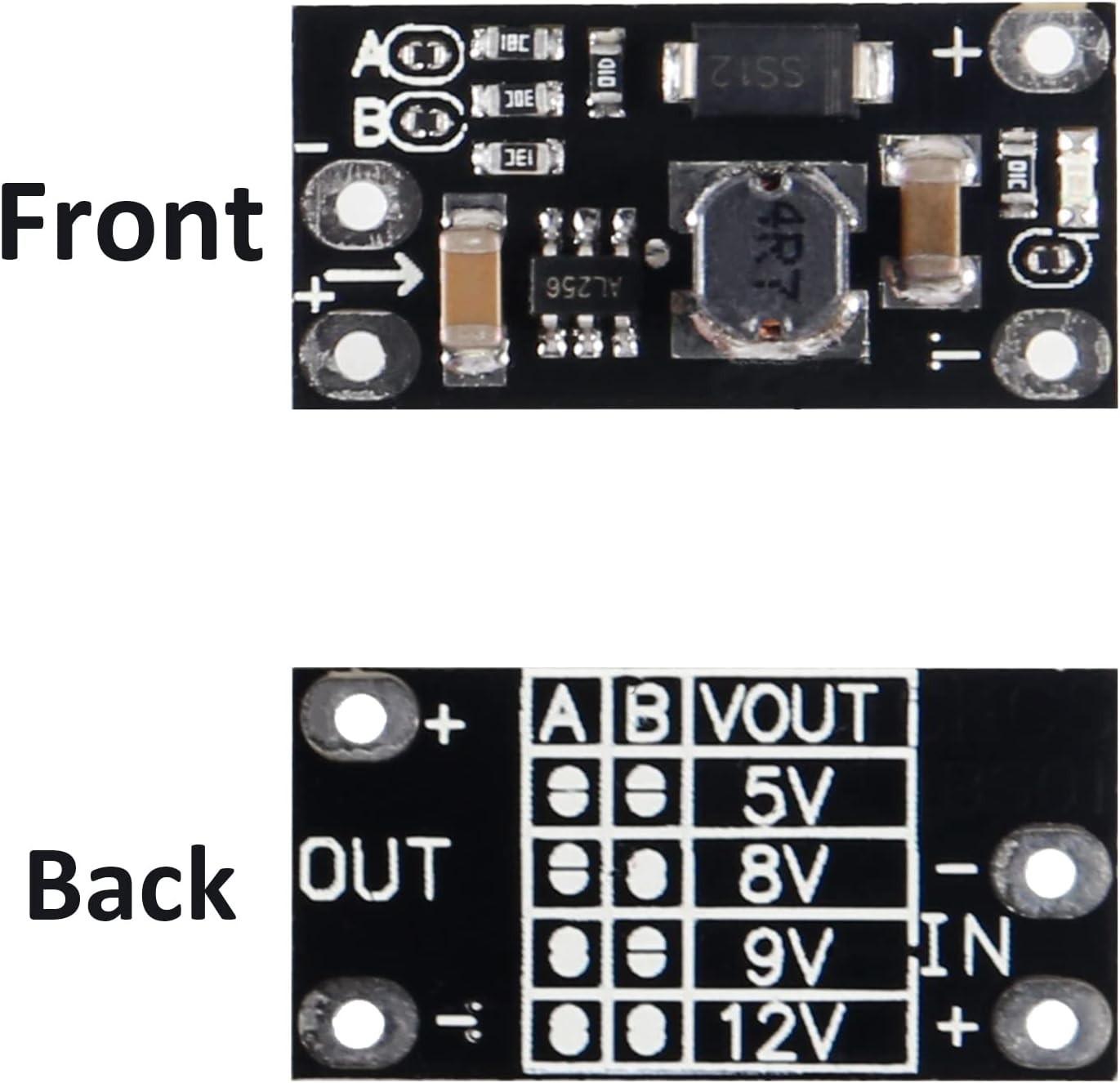 10pcs 3.7V to 5V 8V 9V 12V Mini DC-DC Boost Module Step Up Board with LED Indica