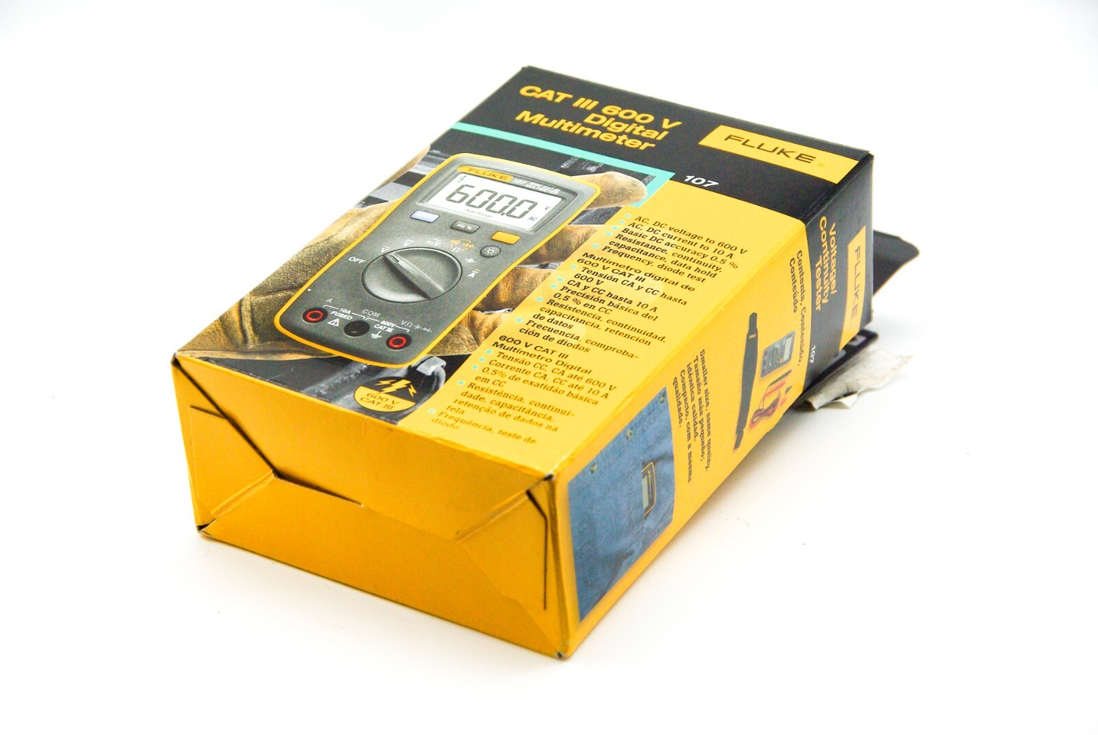 Fluke 107 AC DC Current Handheld Digital Multimeter From Japan New *2