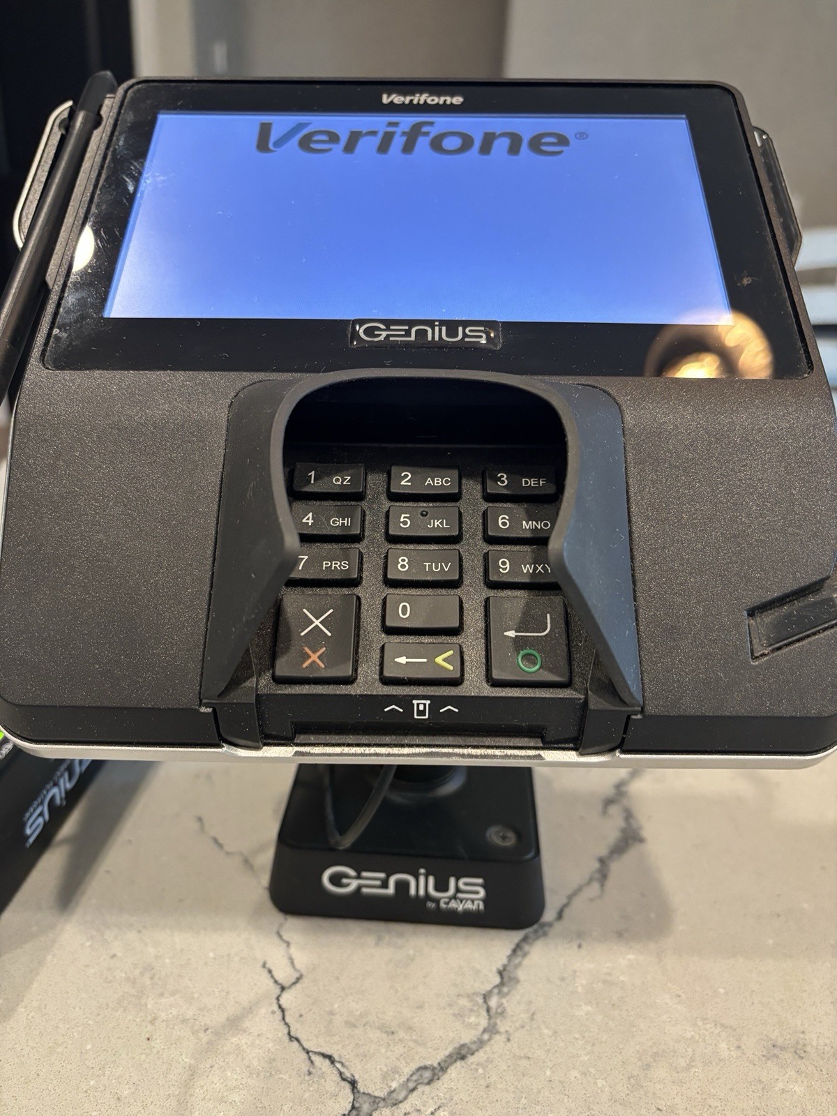 Verifone MX925 Genius Customer Engagement POS Payment Terminal ~ Tested Works