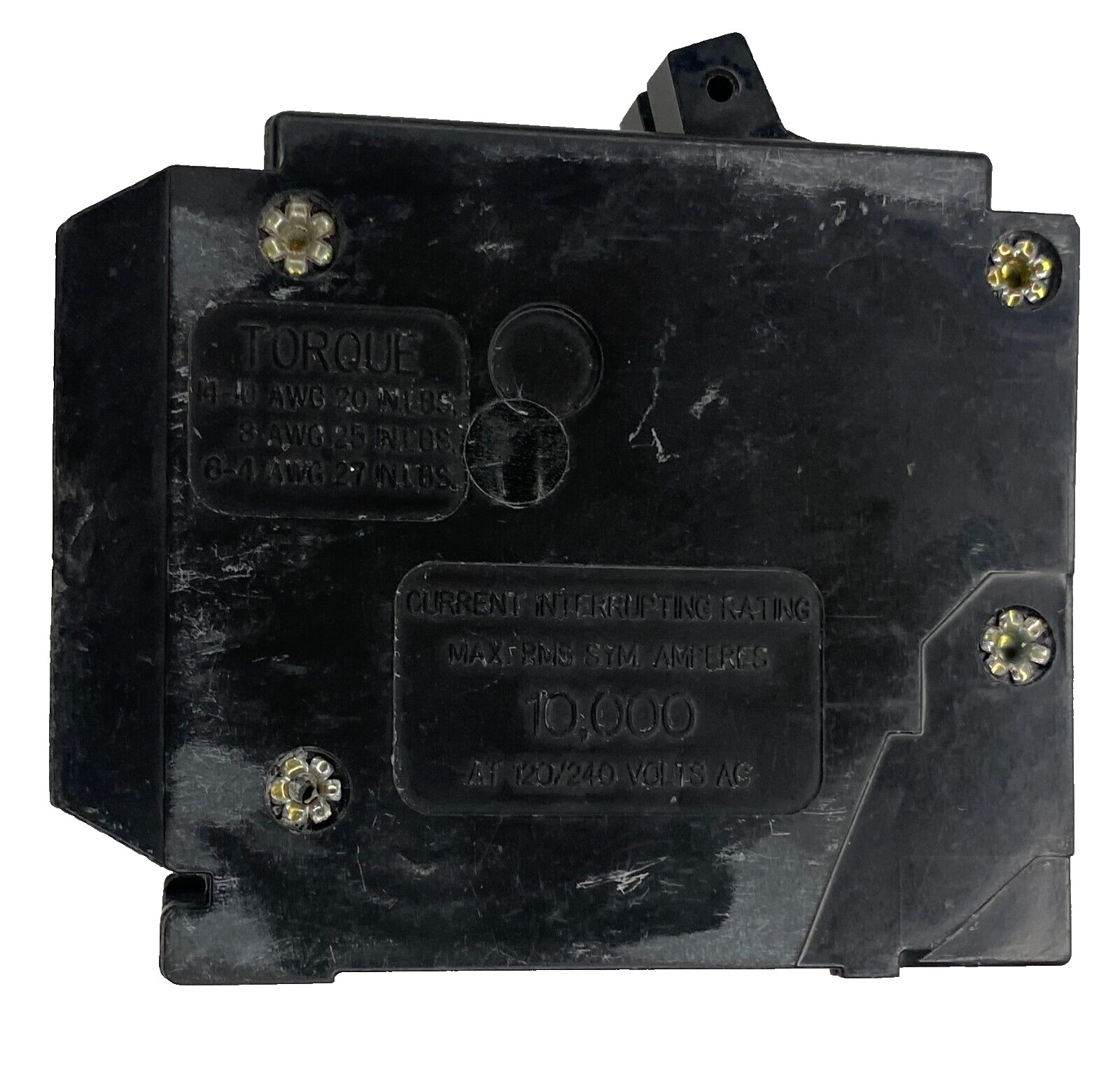 20A Cutler Hammer BQ220220 Circuit Breaker 4P 20 Amp 120V/240V Non Common Trip
