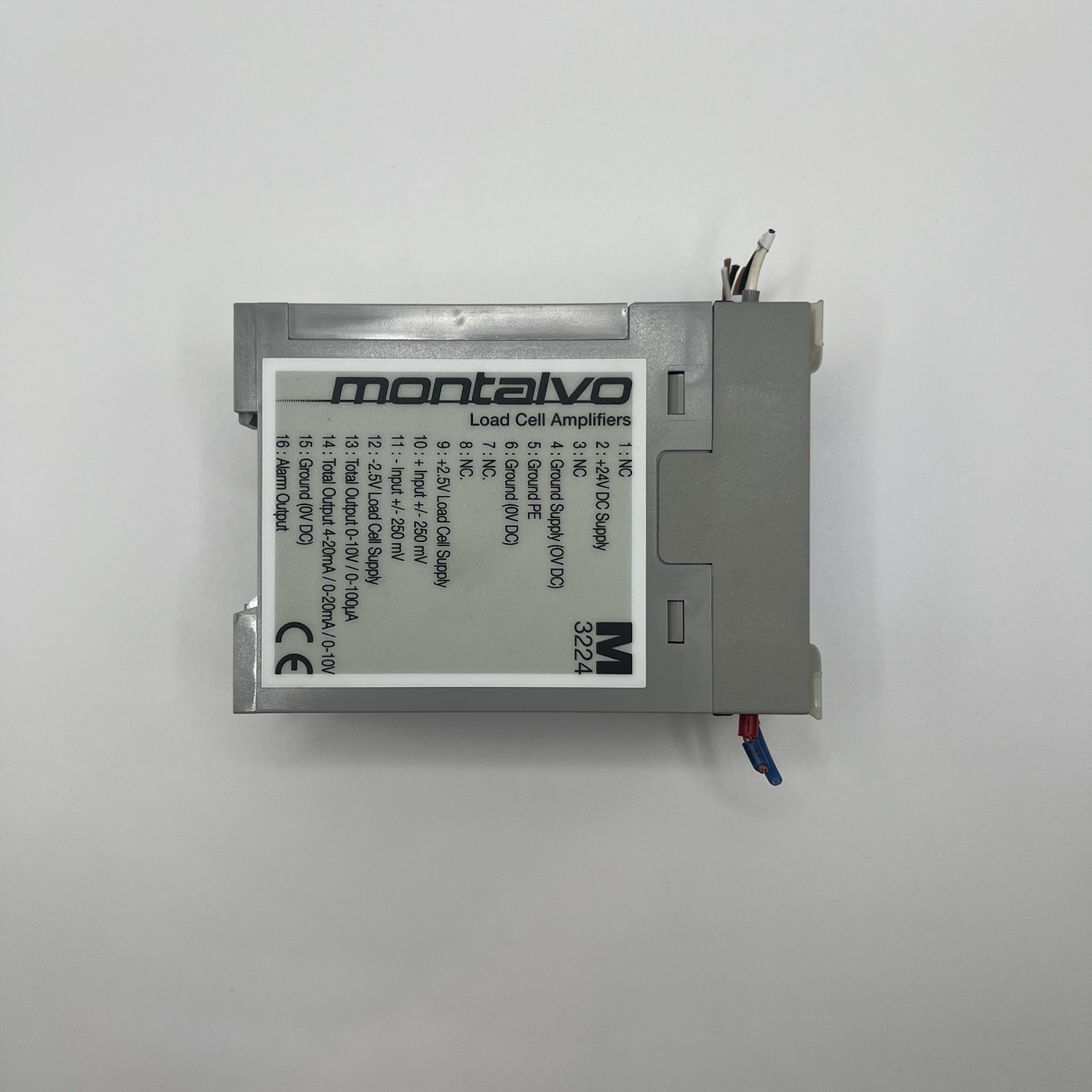Montalvo M-3224 Strain Gauge Load Cell Amplifier 24VDC 4W 11000898 M3224