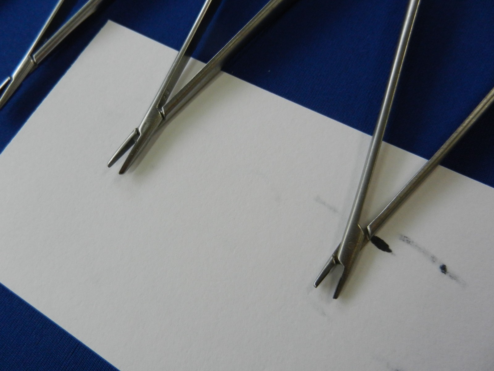 E7309 Aesculap Jacobson Lot of 4 Needle Holders 19.5-22cm Overall Length