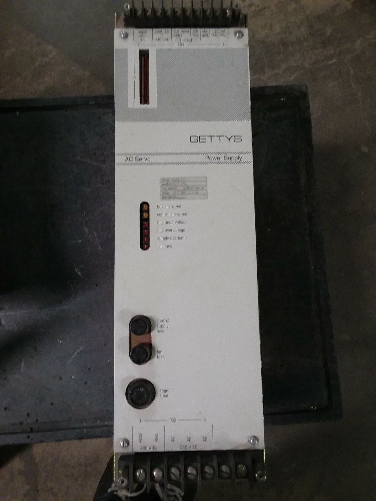 GETTYS PS15B-510 AC Servo Power Supply Input 240 Vac