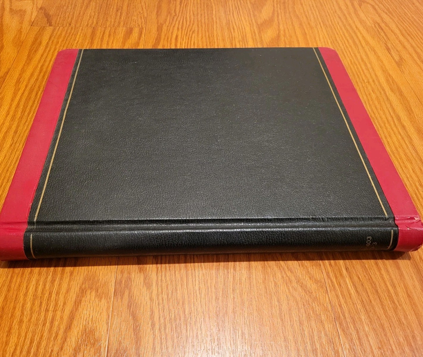NATIONAL BLANK BOOK COMPANY Hardcover Ledger Accounting #58-403 D-3