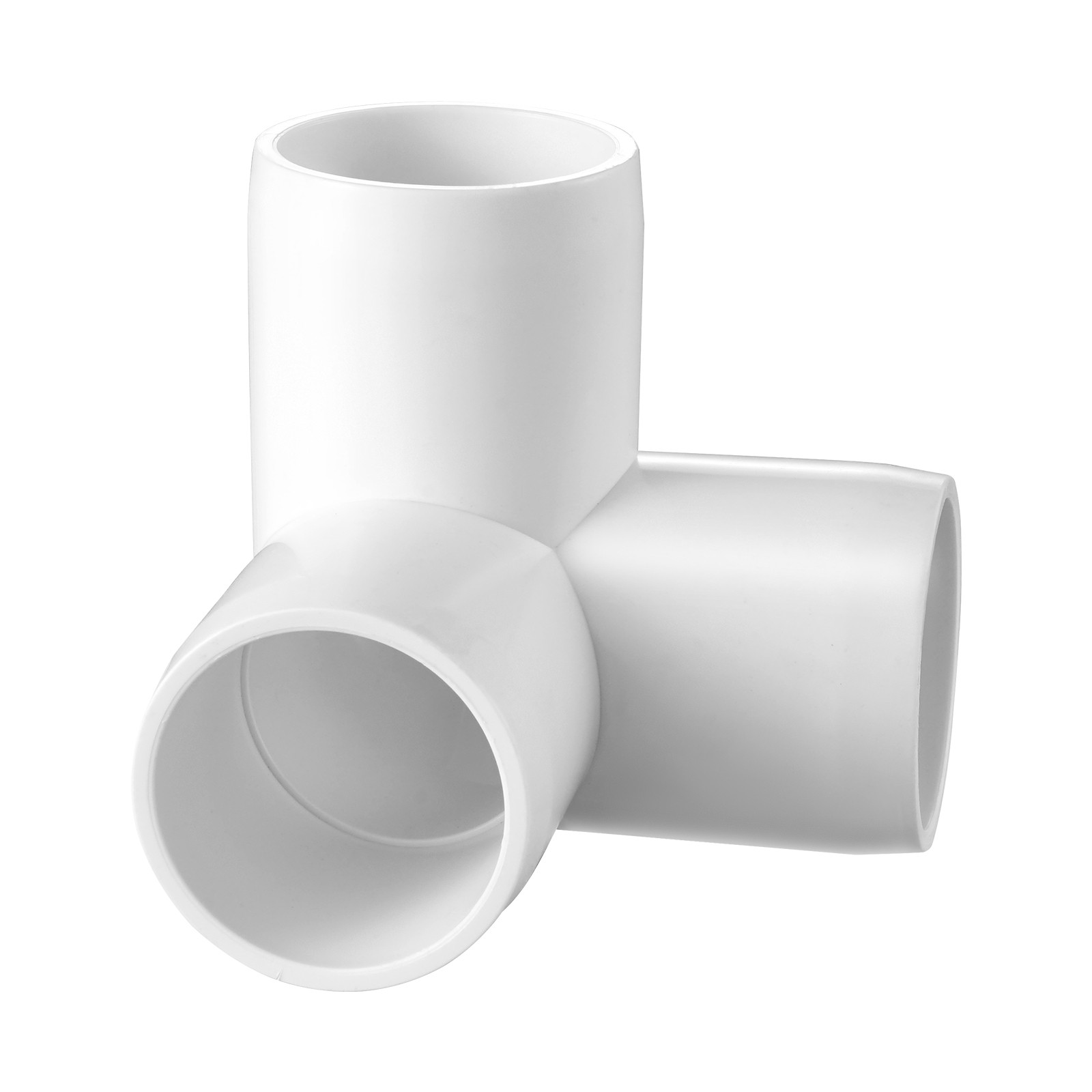VEVOR 3-Way PVC Fittings 10-Pack PVC Pipe Joints Elbow Connector for 1″ PVC Pipe