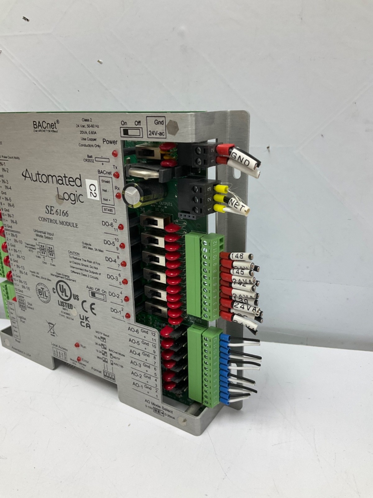 AUTOMATED LOGIC SE6166 CONTROL MODULE