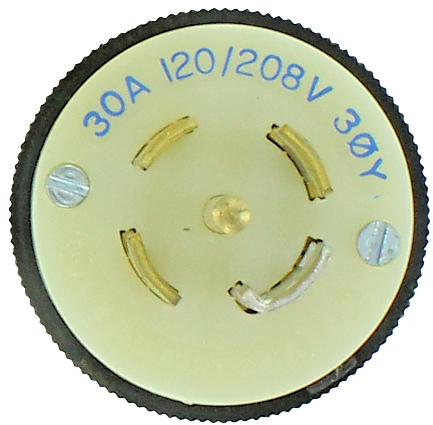 Hubbell HBL2811 L21-30 Male Plug Locking 30A 3-Phase 120/208V AC New
