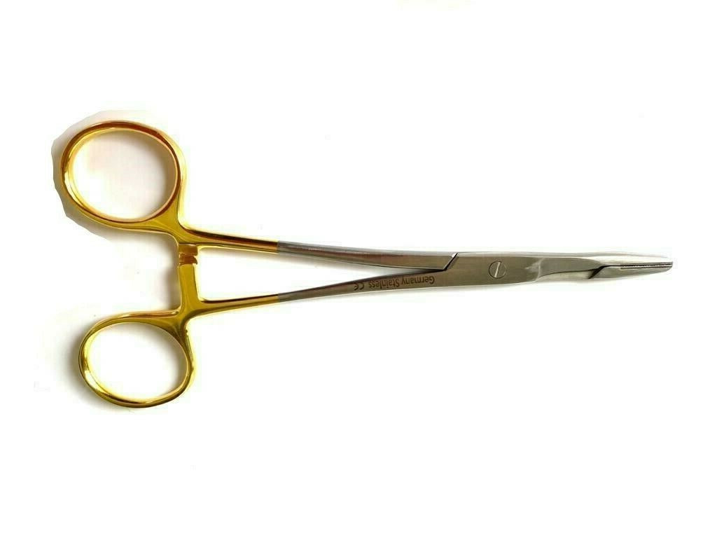 TC Olsen Hegar Suture Needle Holder 5.5″ GERMAN STAINLESS CE Dental Surgical Vet