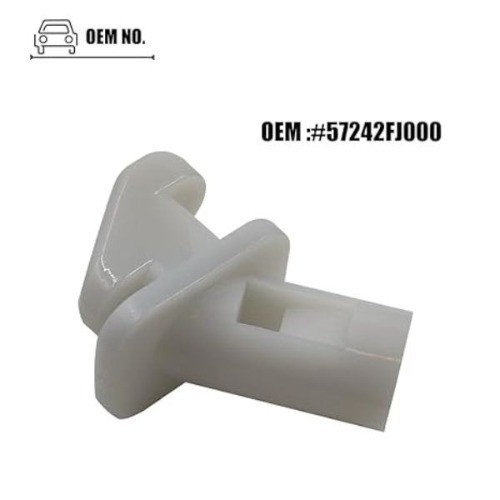 Hood Prop Rod Support Holder Clip Compatible with Crosstrek Impreza 2017 20White