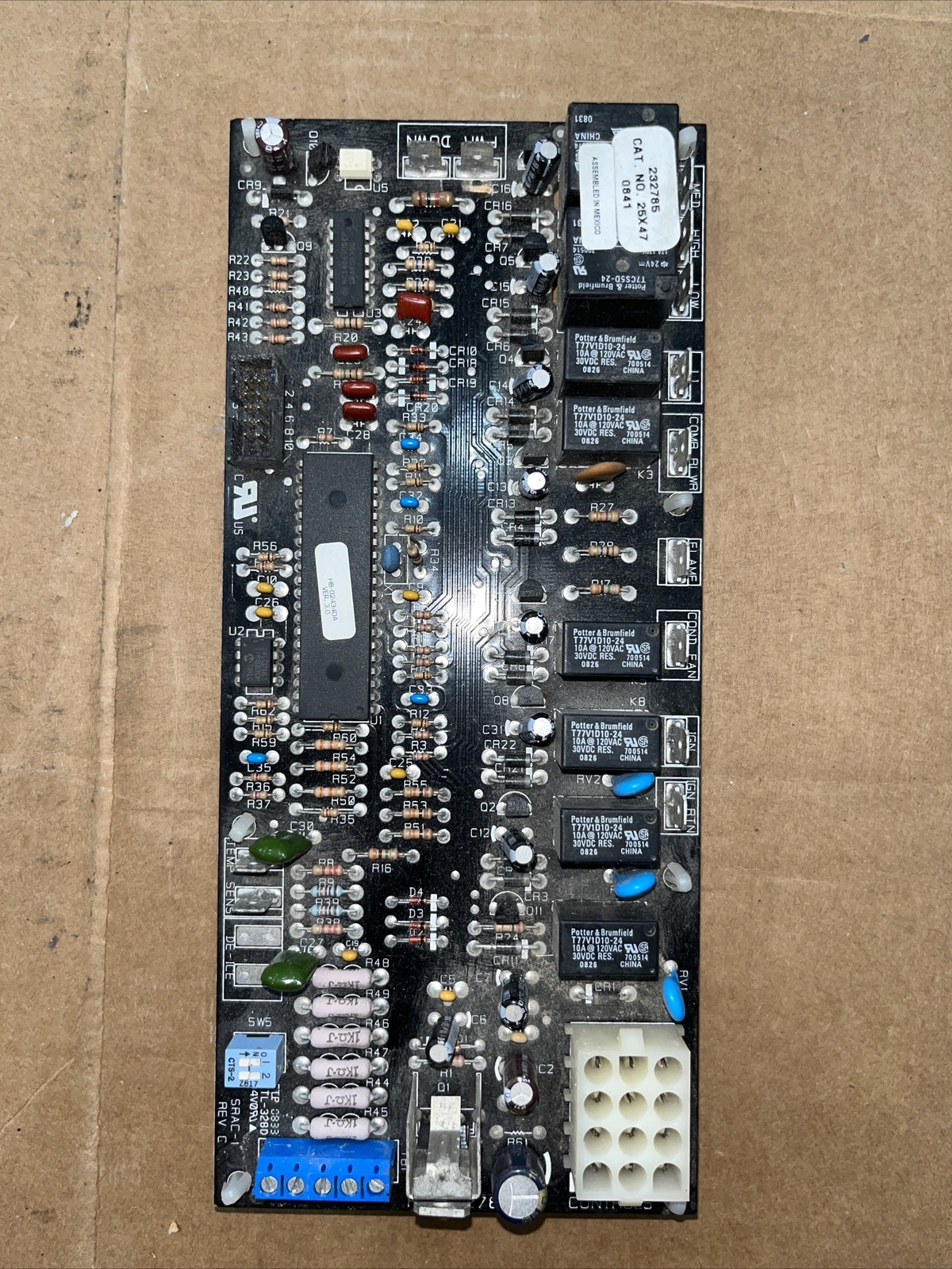 Novar Controls PTAC Control Board PN: 232785 232785 25X47
