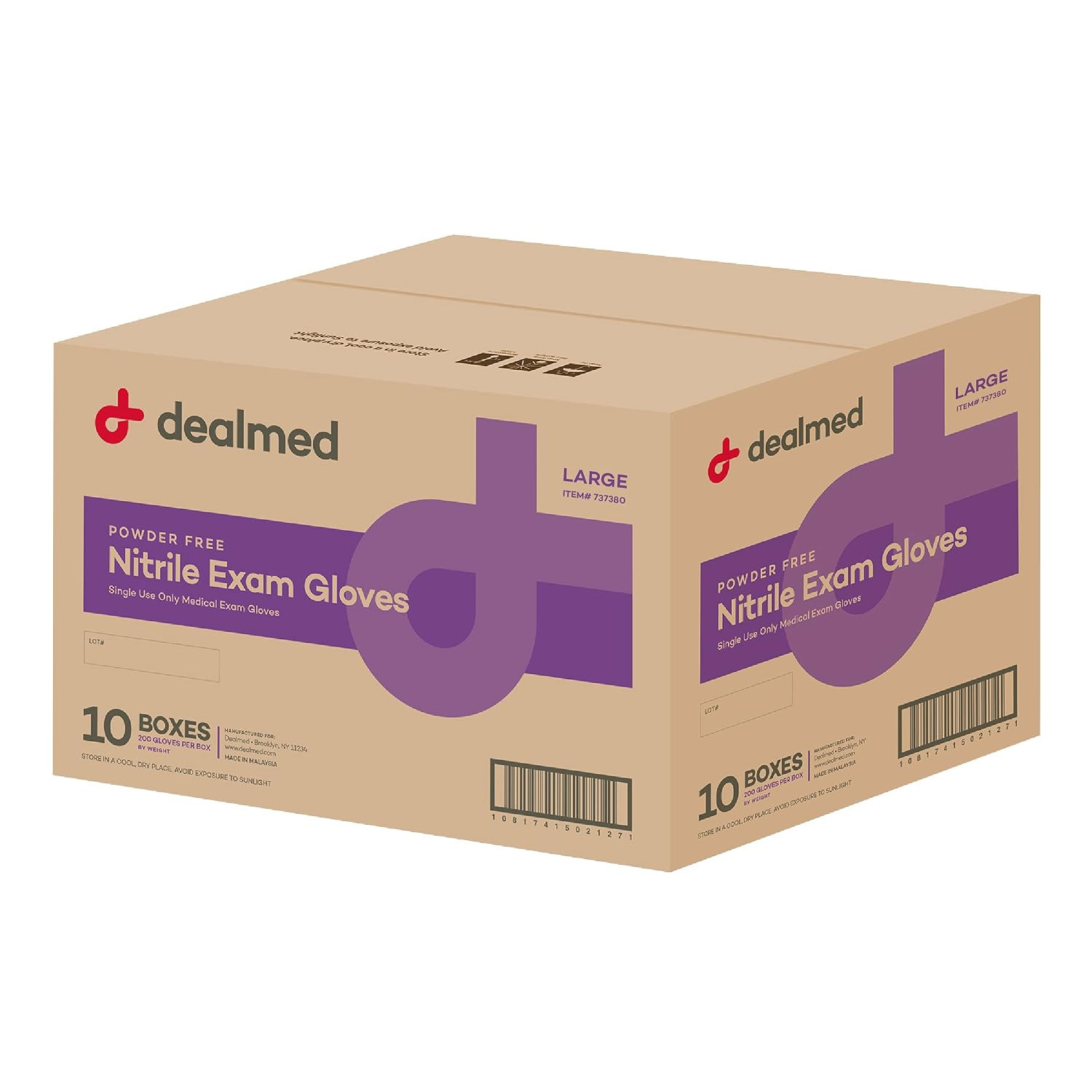 Medical Exam Gloves – 2000 Count Medium Nitrile Gloves, Disposable Non-Irritatin