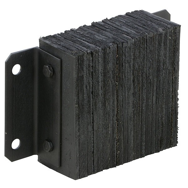 Zoro Select 1014-4.5 Laminated Dock Bumper,14 In W