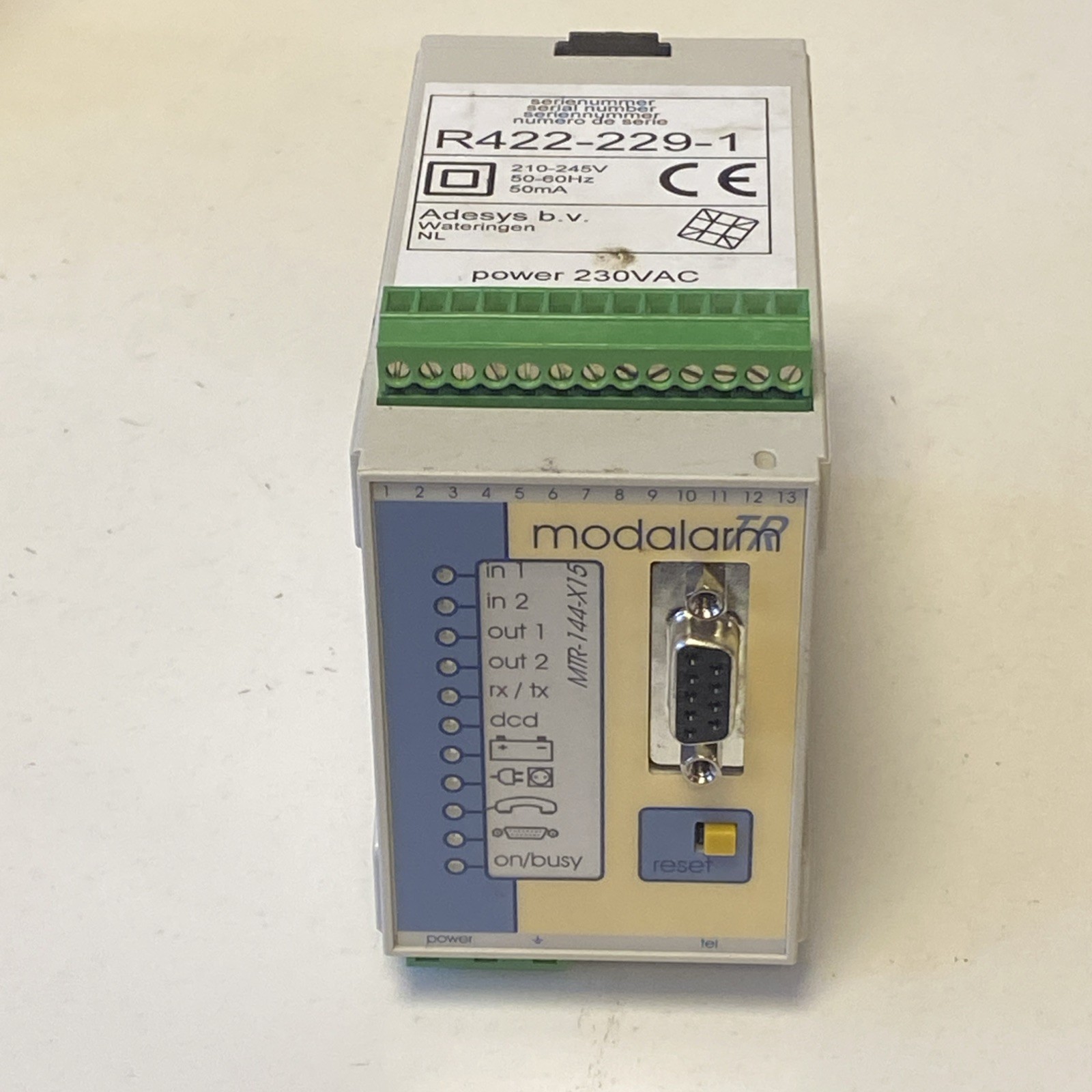 ADESYS MODALARM TR- R422-229-1 (ALARM MODULE) –