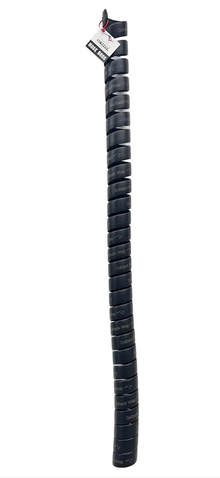 Outback Wrap Hose Boss | Hose Protector & Tagging Wrap 75mm x 4ft Orange