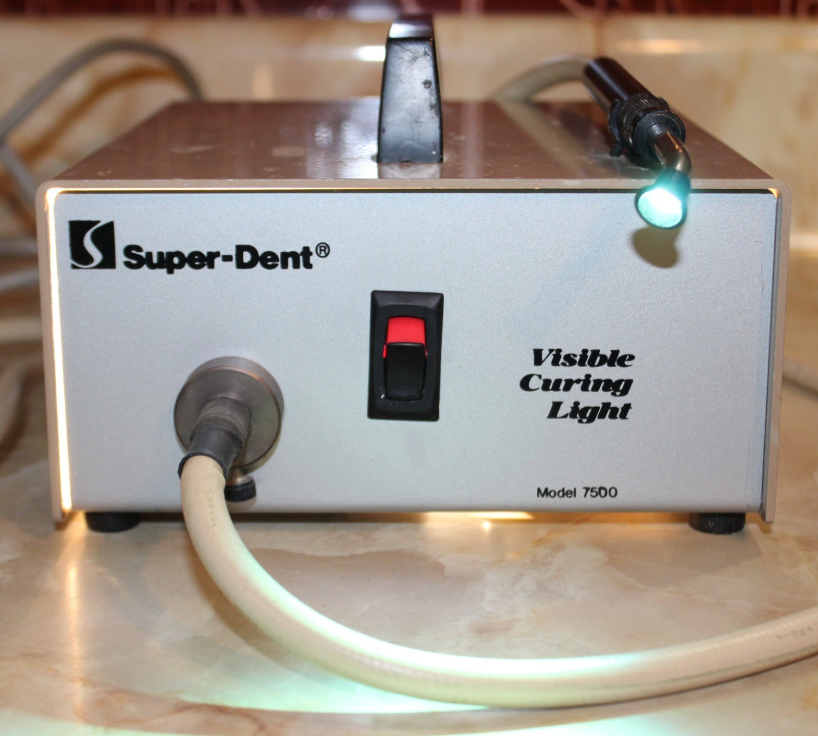 Super-Dent Visible Curing Light Model 7500, Tested/Works