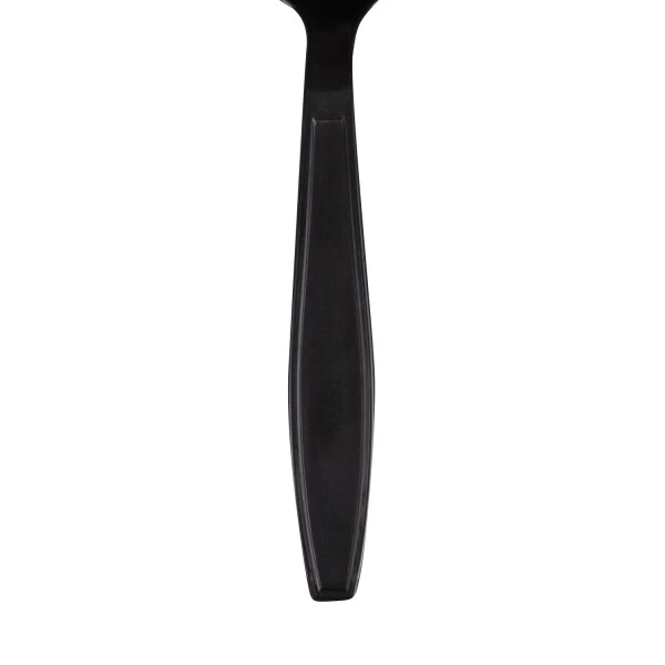 Karat PP Plastic Extra Heavy Weight Soup Spoons – Black – 1,000 ct, U2032B