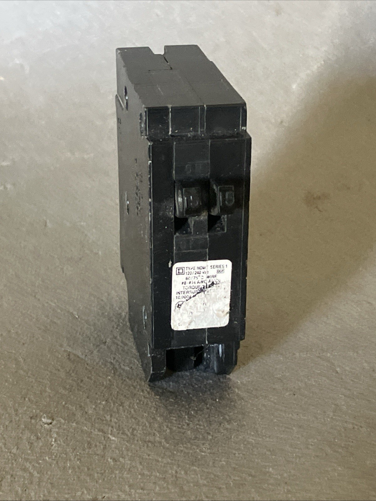 Square D Homeline 15A Twin 1PTandem Circuit Breaker HOMT1515 15/15 AMP USED