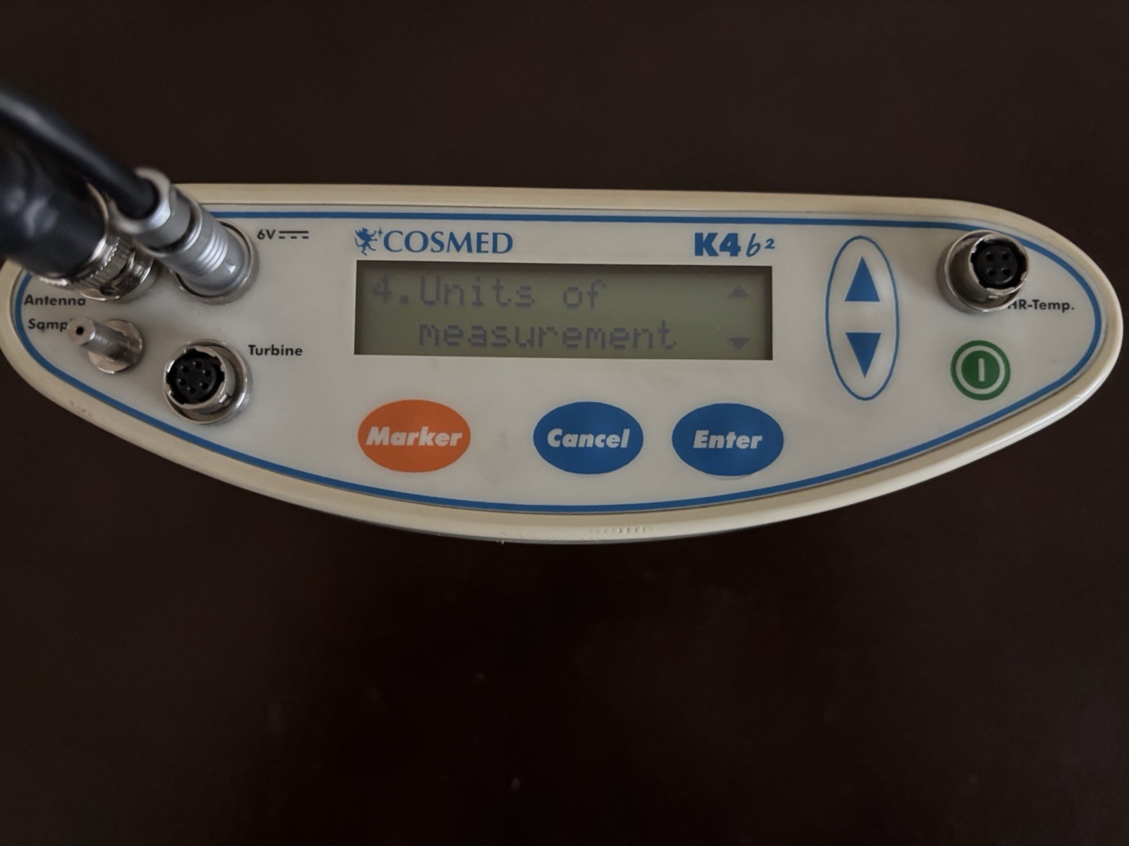 Cosmed K4 B2 Metabolic Analyzer. P/N C09052-02-99 W/RS232 Cable & Power Cable