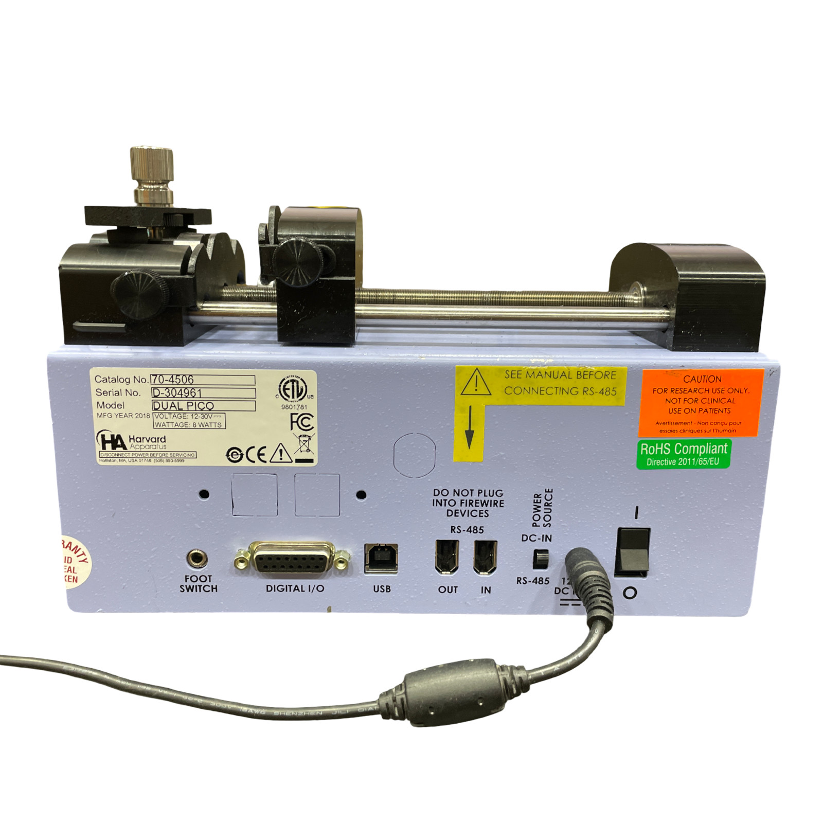Harvard Pump 11 Pico Plus Elite Programmable Mode 70-4506 #21
