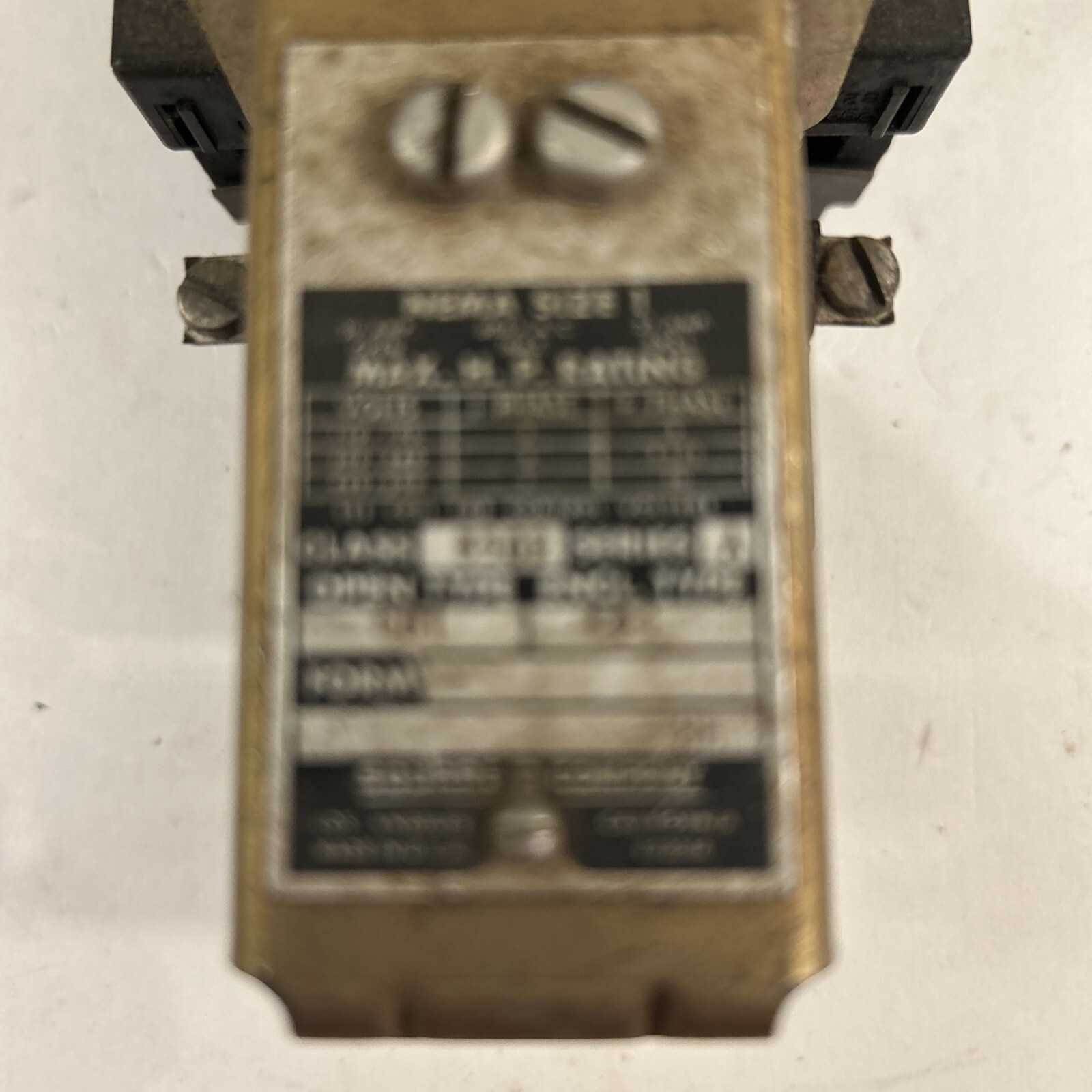 Square D 8502SCO1 Series A Contactor Coil 110/120V 50/60Hz 3-Pole NEMA Size 1