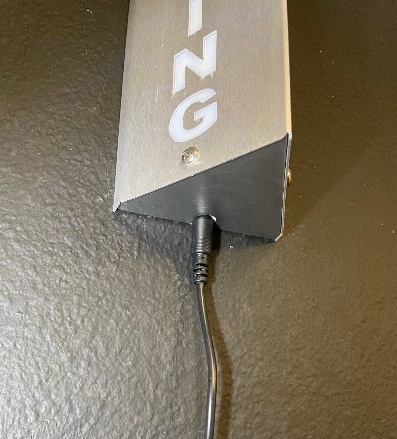 POD CAST Sign «RECORDING» Aluminum 120V w/ 10ft cord Remote & Bluetooth. 18 inch