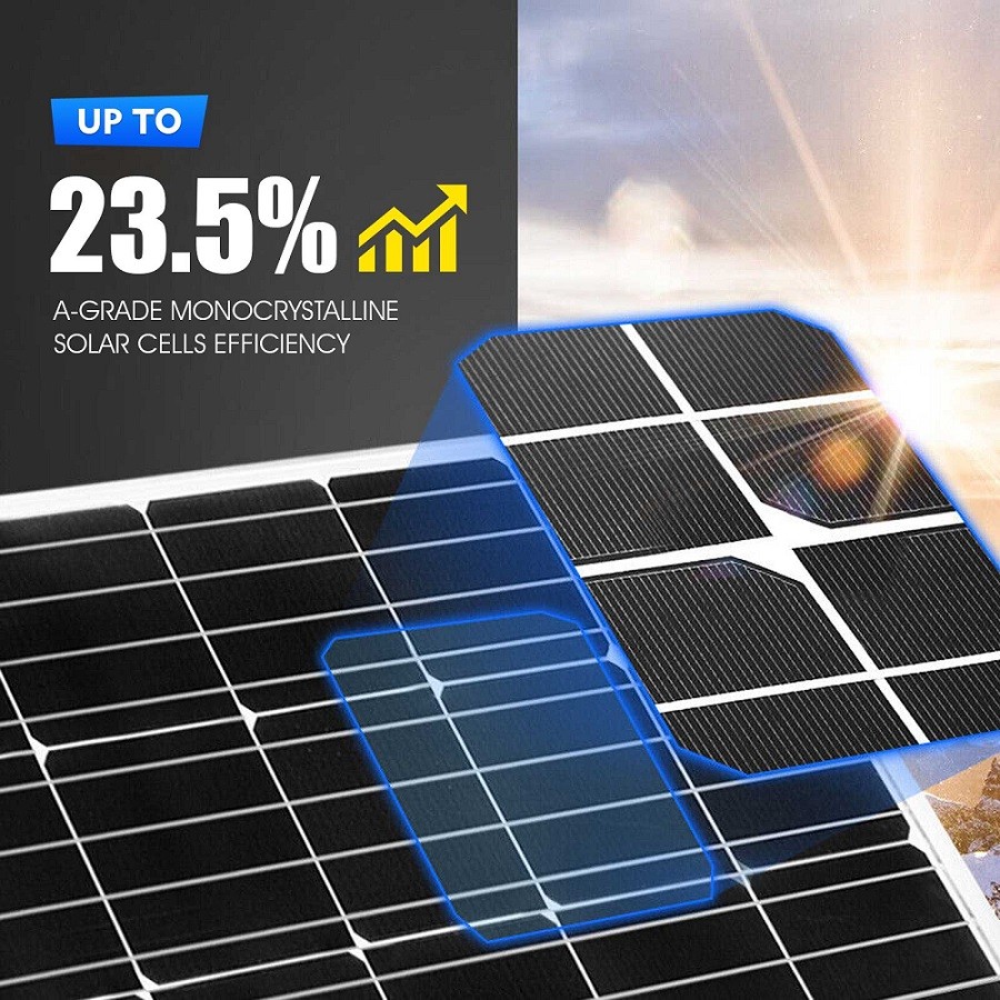 200 Watt 12 Volt Monocrystalline Solar Panel Solar Module Trailer Camper Marine