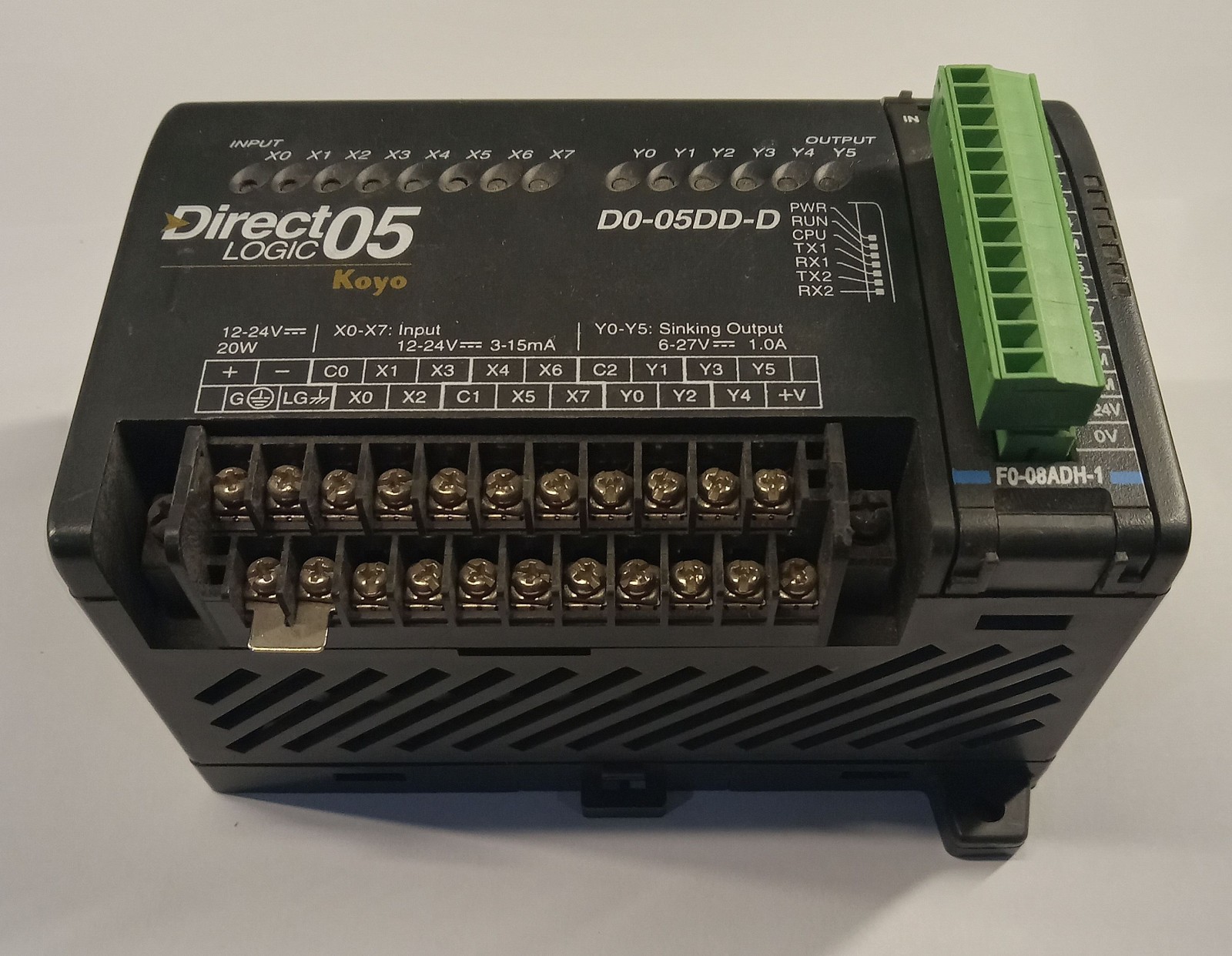 1 USED AUTOMATION DIRECT D0-05DD-D MODULE/FACTS F0-08ADH-1 INPUT *MAKE OFFER*