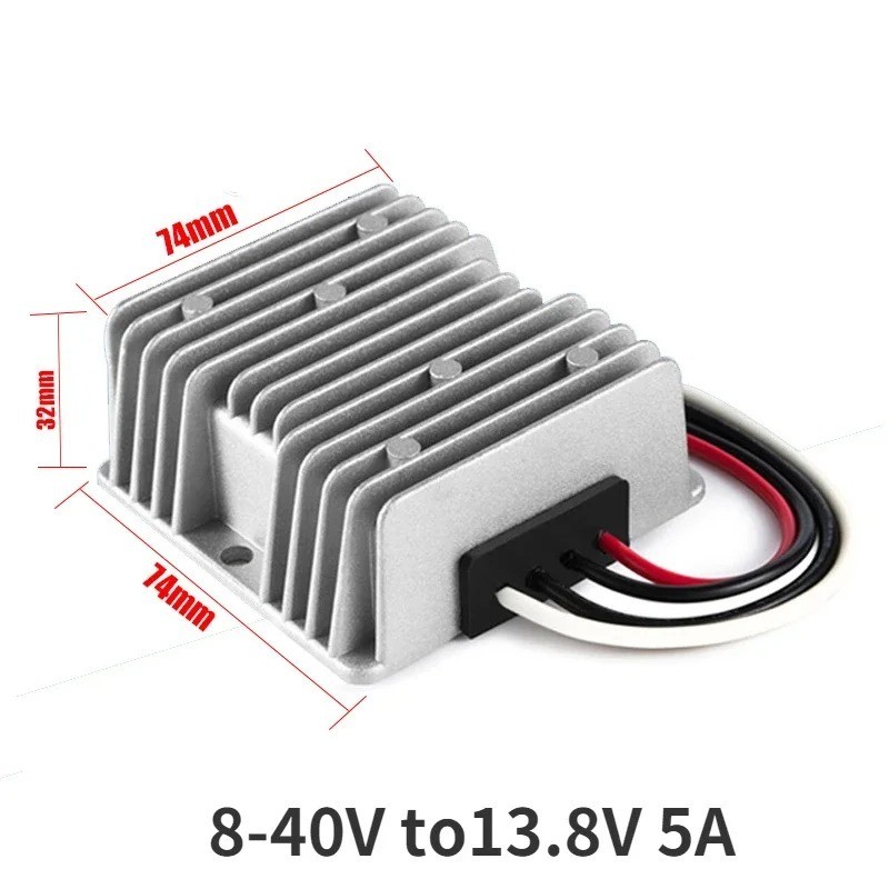 8V-40V to 12V 13.8V 19V DC-DC Voltage Stabilizer 3-30A Power Converter Regulator