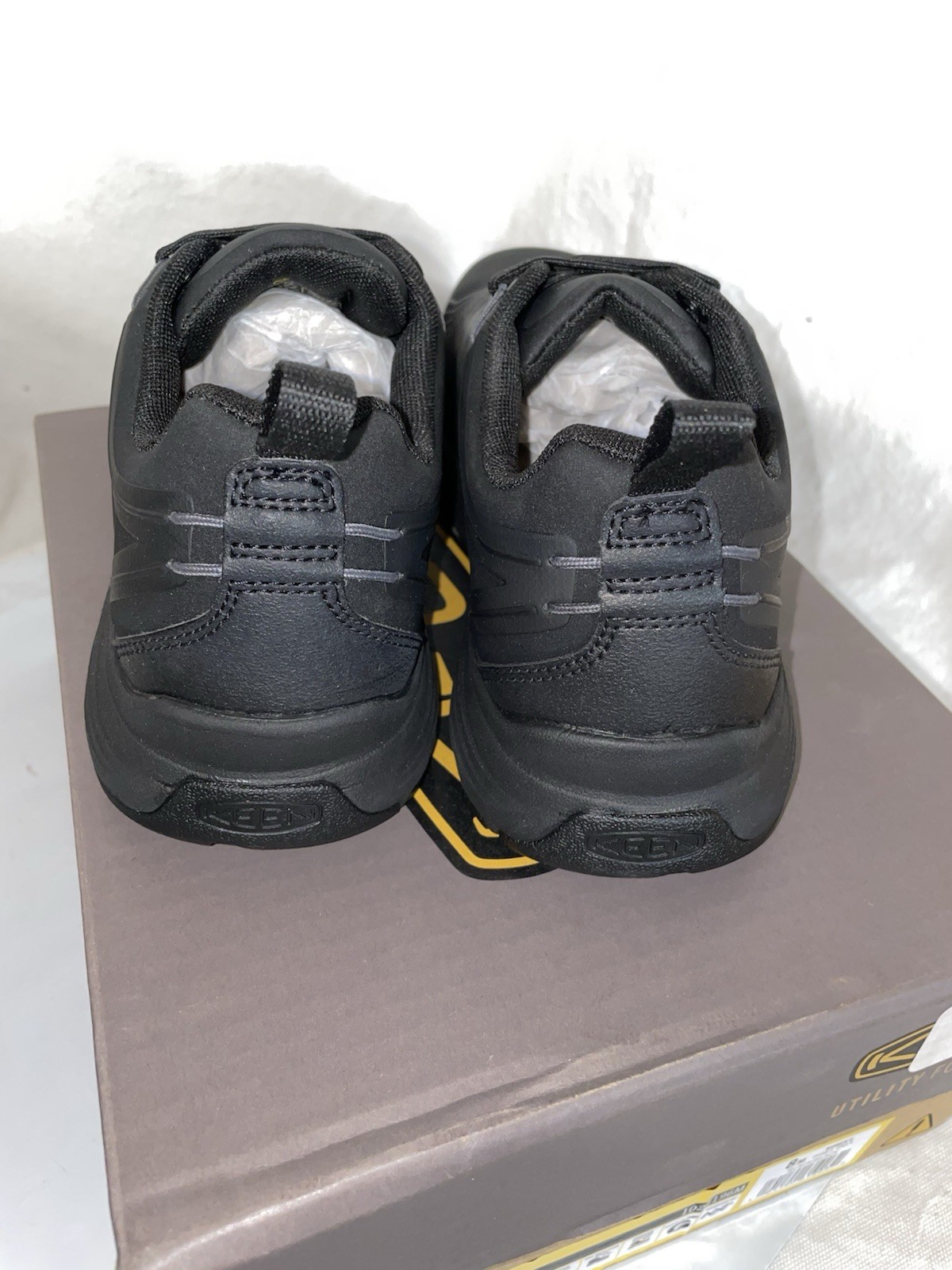 Keen Sparta XT Women’s Size 8M Safety Toe Work Shoes Slip Resistant Black/Black