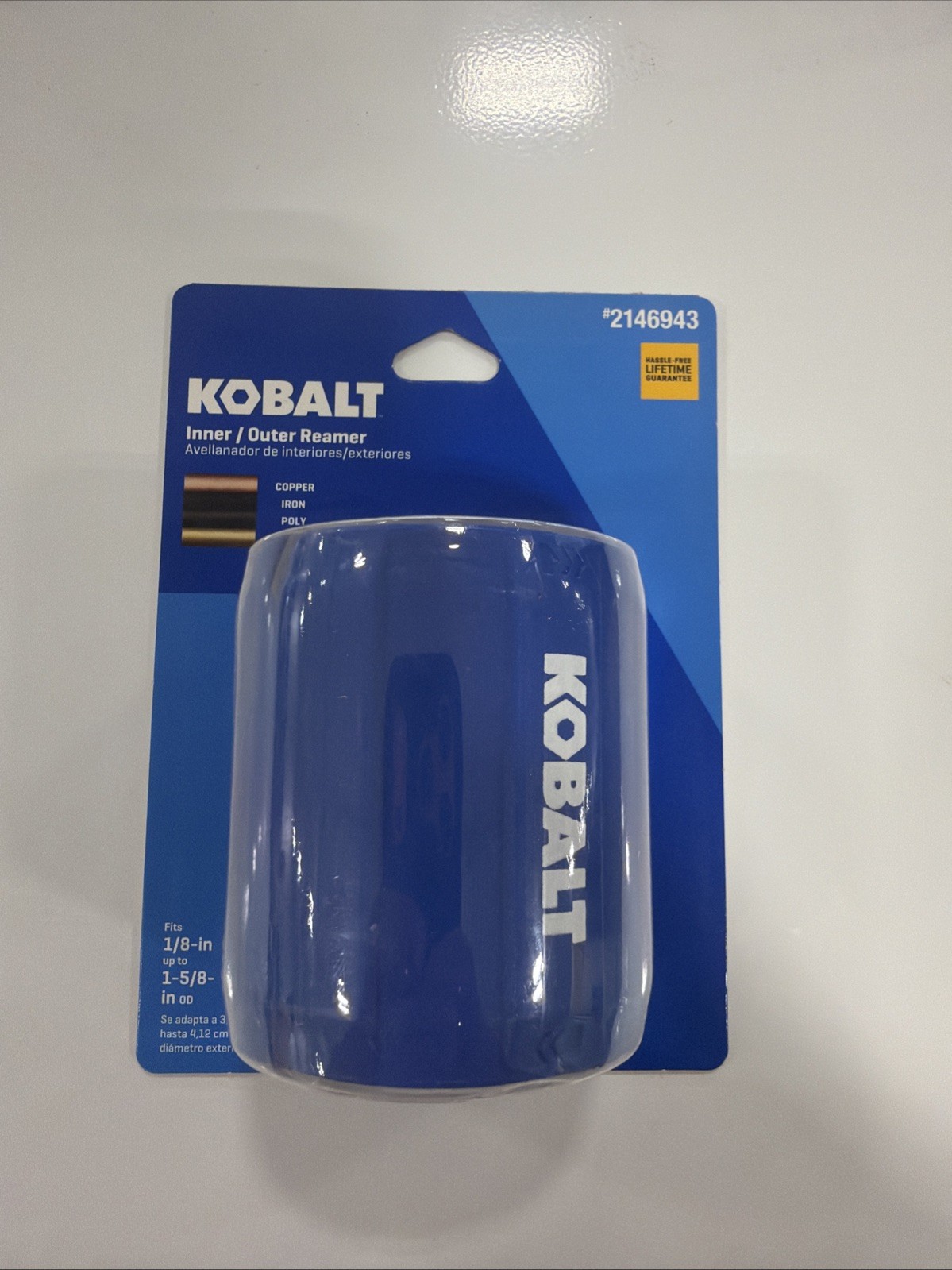 Kobalt Inner/Outer Reamer 1/8” in to 1-5/8” in OD. 6242646 New