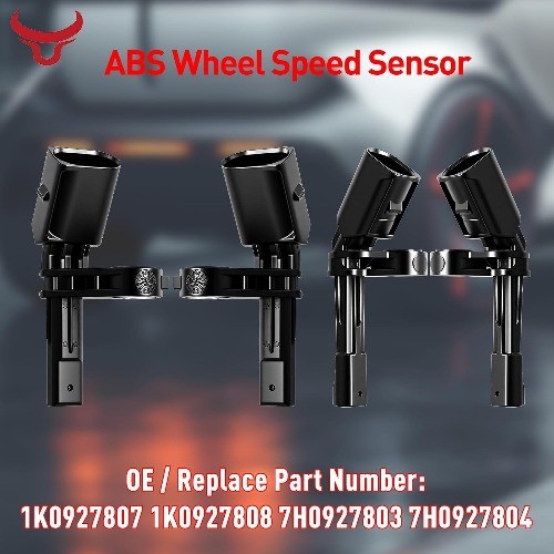 Front Rear ABS Wheel Speed Sensor Left and Right 4PCS Sensor Set Compatible with
